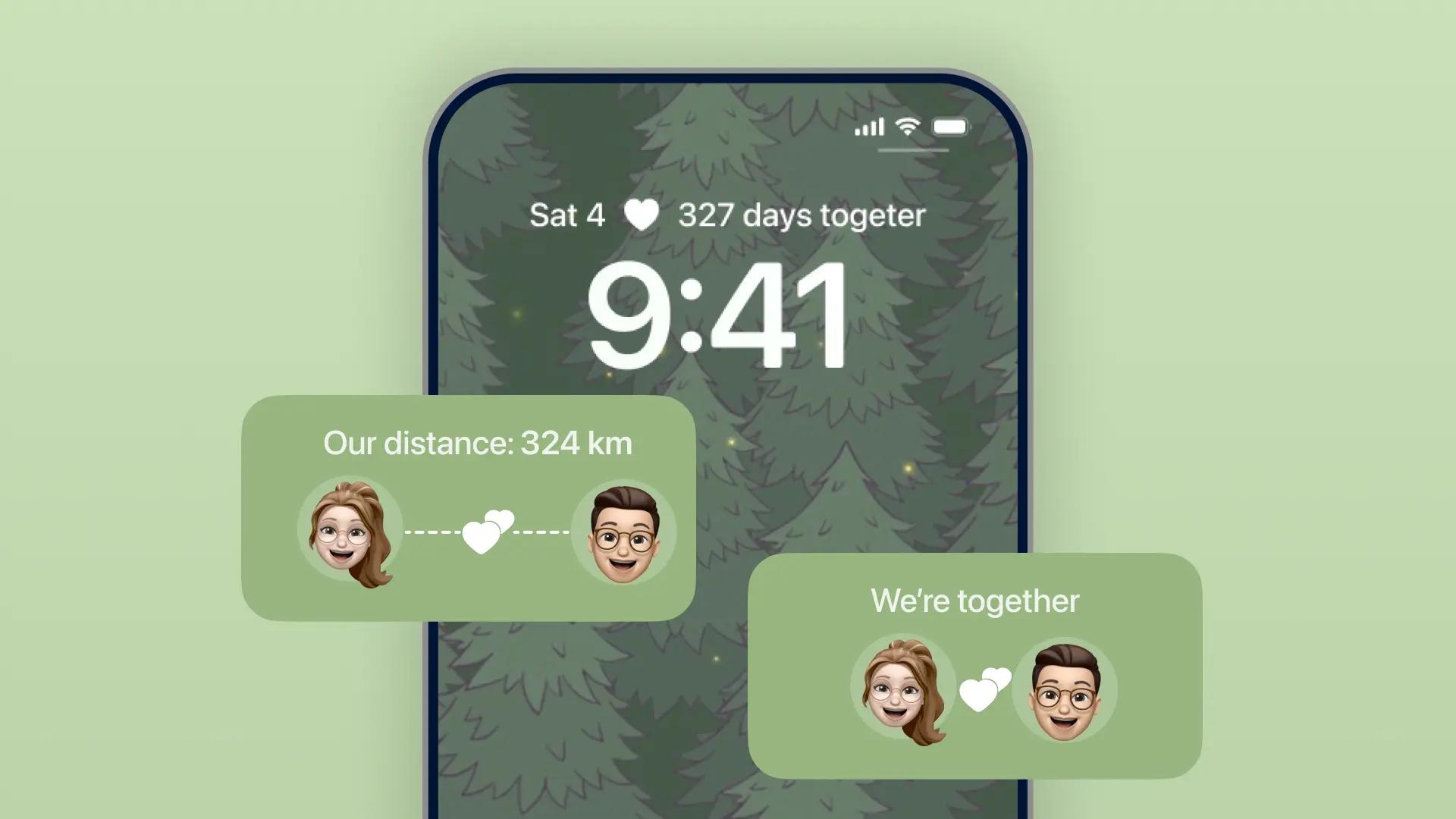 Cover Image for How to add distance apart widget on iPhone